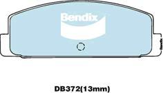 BENDIX DB372 GCT - Kit pastiglie freno, Freno a disco www.autoricambit.com