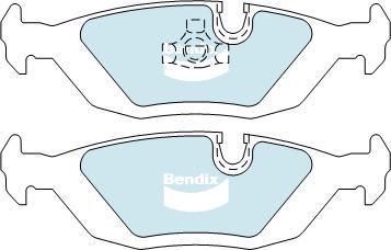 BENDIX DB296 GCT - Kit pastiglie freno, Freno a disco www.autoricambit.com