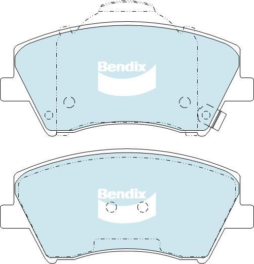 BENDIX DB2443 GCT - Kit pastiglie freno, Freno a disco www.autoricambit.com