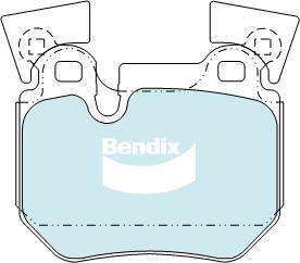 BENDIX DB2196 EURO+ - Kit pastiglie freno, Freno a disco www.autoricambit.com