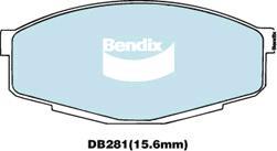 BENDIX DB281 GCT - Kit pastiglie freno, Freno a disco www.autoricambit.com