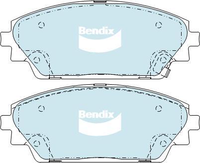 BENDIX DB2330 GCT - Kit pastiglie freno, Freno a disco www.autoricambit.com