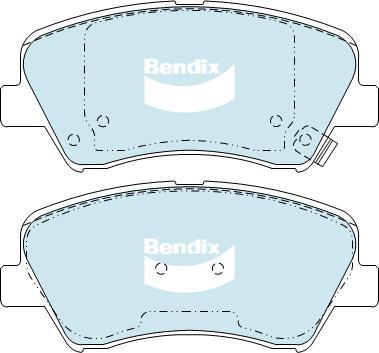 BENDIX DB2240 GCT - Kit pastiglie freno, Freno a disco www.autoricambit.com