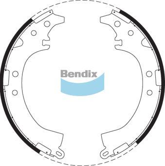 BENDIX DS2333 - Kit freno, freni a tamburo www.autoricambit.com