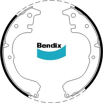 BENDIX DS2203 - Kit freno, freni a tamburo www.autoricambit.com