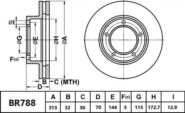 Ruville BFR530710 - Discofreno www.autoricambit.com