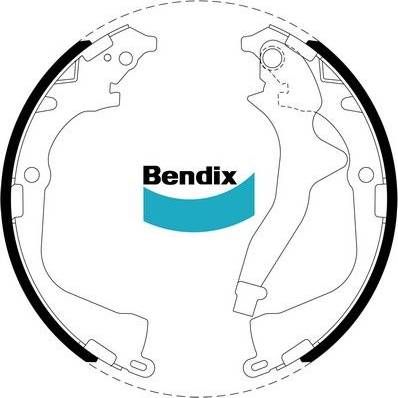 Bendix-AU BS5059 - Kit freno, freni a tamburo www.autoricambit.com