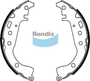 Bendix-AU BS5004 - Kit freno, freni a tamburo www.autoricambit.com