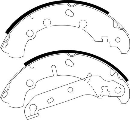 Bendix-AU BS5001 - Kit freno, freni a tamburo www.autoricambit.com