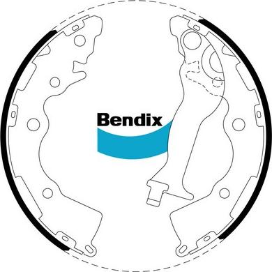 Bendix-AU BS5014 - Kit freno, freni a tamburo www.autoricambit.com
