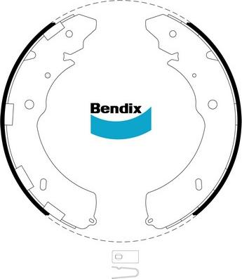 Bendix-AU BS5018 - Kit freno, freni a tamburo www.autoricambit.com