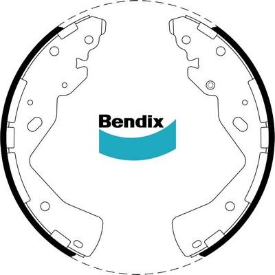 Bendix-AU BS5238 - Kit freno, freni a tamburo www.autoricambit.com