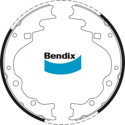 Bendix-AU BS1587 - Kit freno, freni a tamburo www.autoricambit.com