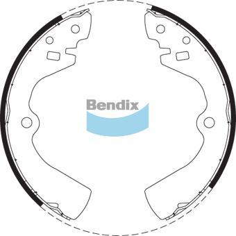 Bendix-AU BS1656 - Kit freno, freni a tamburo www.autoricambit.com