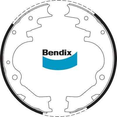 Bendix-AU BS1665 - Kit freno, freni a tamburo www.autoricambit.com