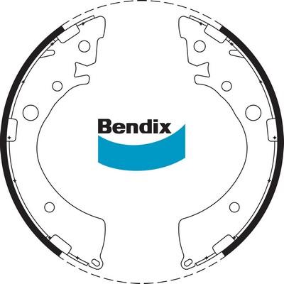 Bendix-AU BS1614 - Kit freno, freni a tamburo www.autoricambit.com