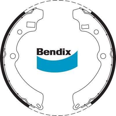 Bendix-AU BS1617 - Kit freno, freni a tamburo www.autoricambit.com