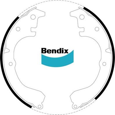 Bendix-AU BS1189 - Kit freno, freni a tamburo www.autoricambit.com