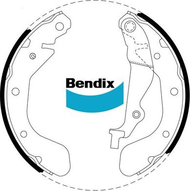 Bendix-AU BS1870 - Kit freno, freni a tamburo www.autoricambit.com