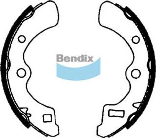 Bendix-AU BS1393 - Kit freno, freni a tamburo www.autoricambit.com