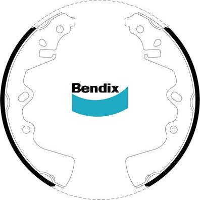 Bendix-AU BS1348 - Kit freno, freni a tamburo www.autoricambit.com