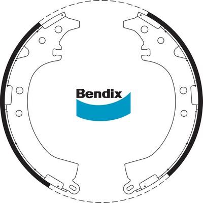 Bendix-AU BS1747 - Kit freno, freni a tamburo www.autoricambit.com