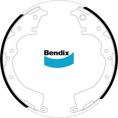 Bendix-AU BS1768 - Kit freno, freni a tamburo www.autoricambit.com