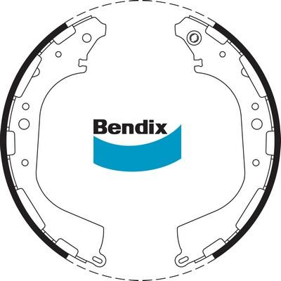 Bendix-AU BS1726 - Kit freno, freni a tamburo www.autoricambit.com