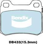 Bendix-AU DB433 GCT - Kit pastiglie freno, Freno a disco www.autoricambit.com