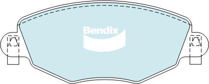 Bendix-AU DB1479 GCT - Kit pastiglie freno, Freno a disco www.autoricambit.com