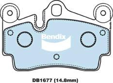 Bendix-AU DB1677 -4WD - Kit pastiglie freno, Freno a disco www.autoricambit.com