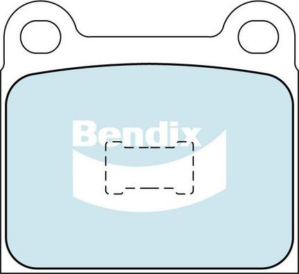Bendix-AU DB105 EURO+ - Kit pastiglie freno, Freno a disco www.autoricambit.com
