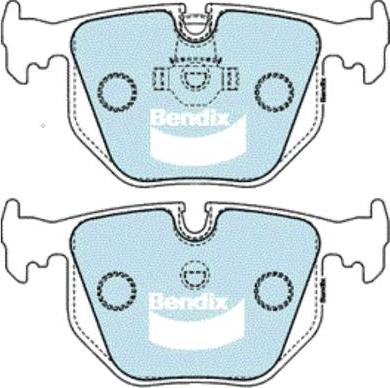 Bendix-AU DB1397 ULT+ - Kit pastiglie freno, Freno a disco www.autoricambit.com