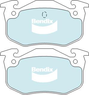 Bendix-AU DB1301 EURO+ - Kit pastiglie freno, Freno a disco www.autoricambit.com