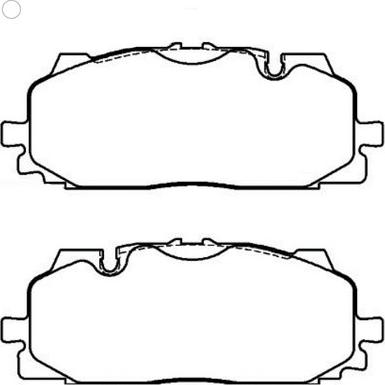 Bendix-AU DB2504 EURO+ - Kit pastiglie freno, Freno a disco www.autoricambit.com