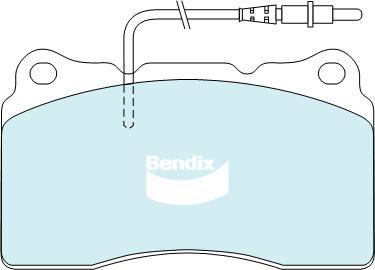 Bendix-AU DB2023 EURO+ - Kit pastiglie freno, Freno a disco www.autoricambit.com