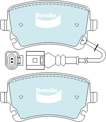 Bendix-AU DB2192 GCT - Kit pastiglie freno, Freno a disco www.autoricambit.com