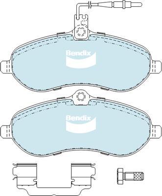 Bendix-AU DB2326 EURO+ - Kit pastiglie freno, Freno a disco www.autoricambit.com