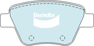 Bendix-AU DB2211 EURO+ - Kit pastiglie freno, Freno a disco www.autoricambit.com