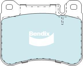 Bendix-AU DB2235 HD - Kit pastiglie freno, Freno a disco www.autoricambit.com