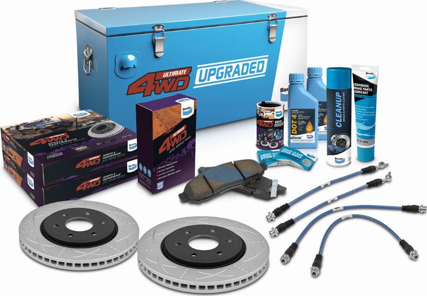 Bendix-AU U4WD-BUK52+2 - Kit freno per elevate prestazioni www.autoricambit.com