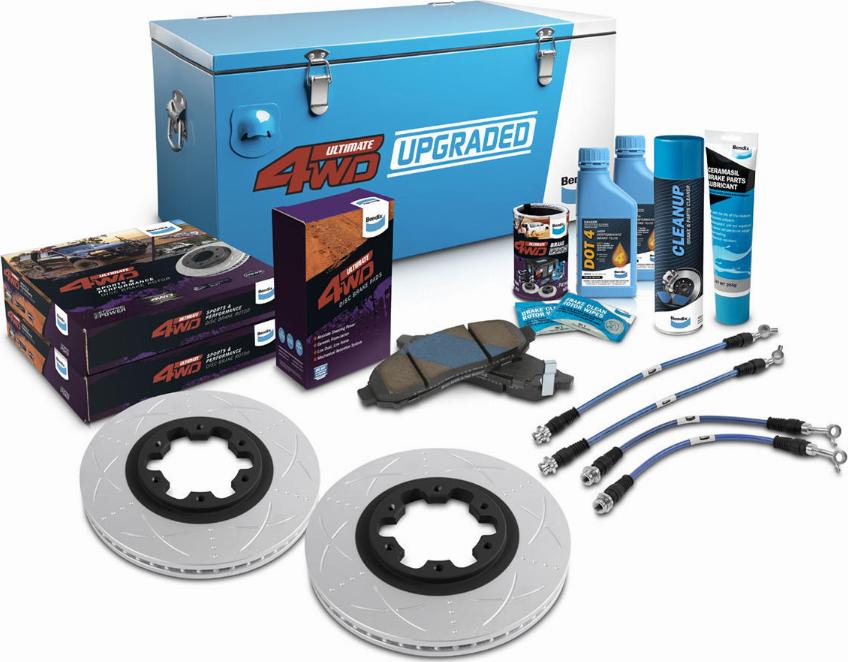 Bendix-AU U4WD-BUK66 - Kit freno per elevate prestazioni www.autoricambit.com