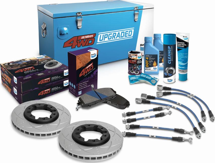 Bendix-AU U4WD-BUK63+2 - Kit freno per elevate prestazioni www.autoricambit.com