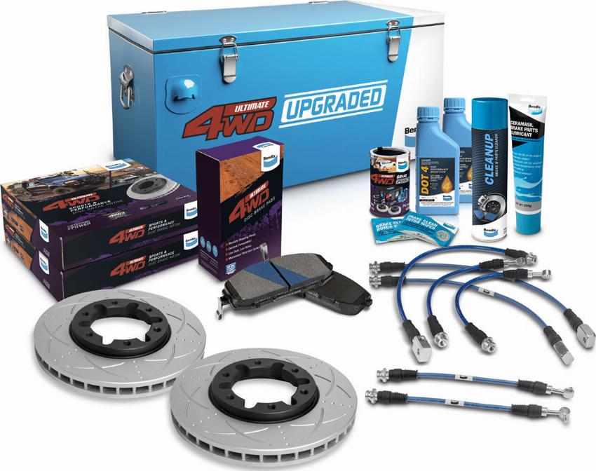 Bendix-AU U4WD-BUK62+4 - Kit freno per elevate prestazioni www.autoricambit.com