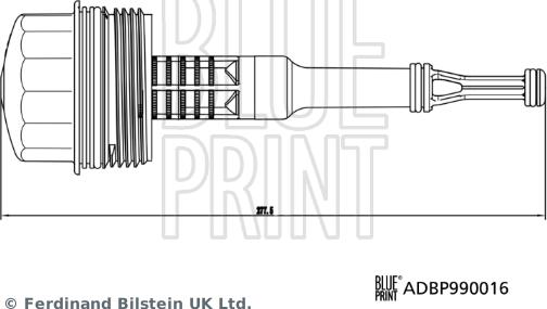 Blue Print ADBP990016 - Calotta, Carter filtro olio www.autoricambit.com