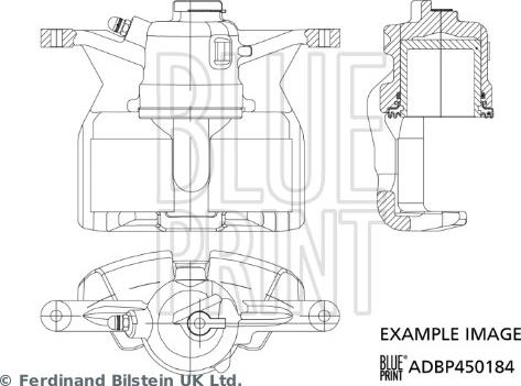 Blue Print ADBP450184 - Pinza freno www.autoricambit.com