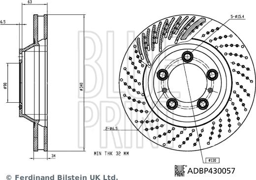 Blue Print ADBP430057 - Discofreno www.autoricambit.com