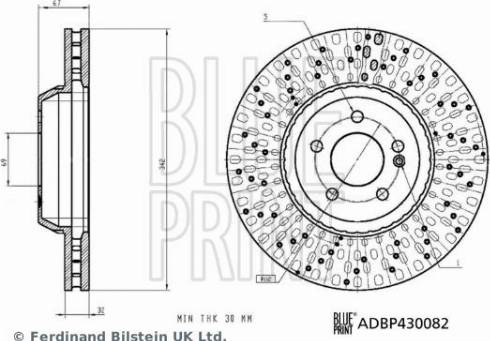 Blue Print ADBP430082 - Discofreno www.autoricambit.com