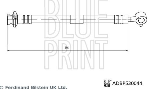 Blue Print ADBP530044 - Flessibile del freno www.autoricambit.com