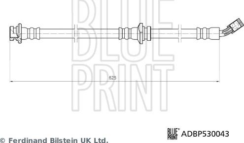 Blue Print ADBP530043 - Flessibile del freno www.autoricambit.com